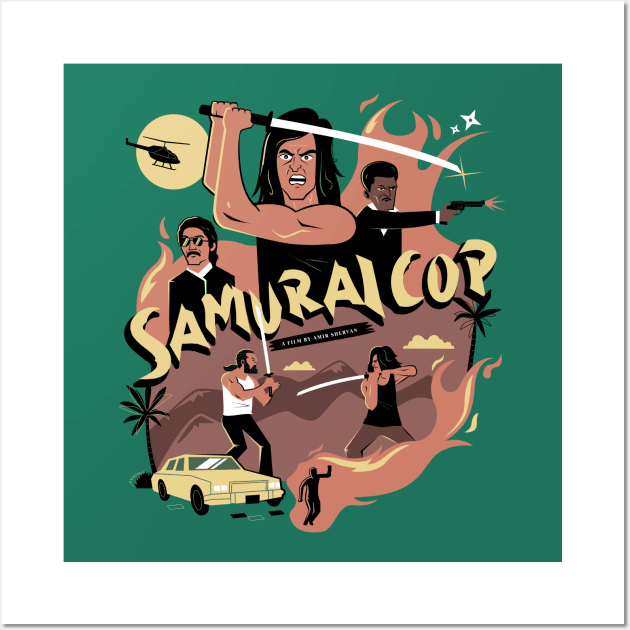 Samurai Cop Wall Art by rafaelkoff